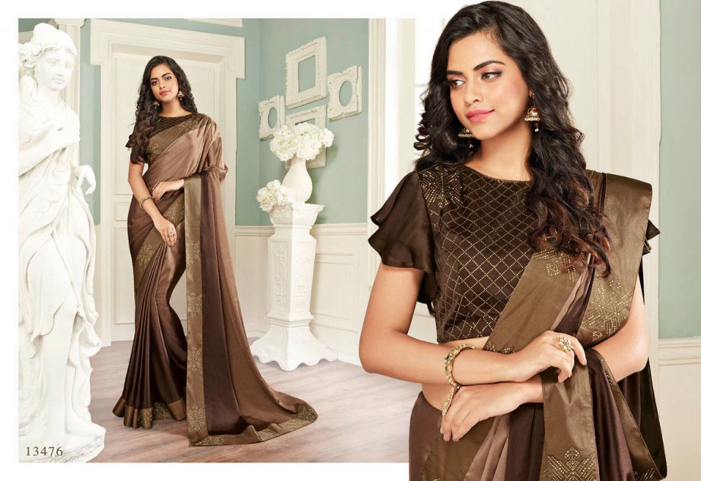 SWAROVSKI STONE WORK SAREES